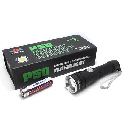 Фонарь аккумуляторный Bailong BL-611-P50, Фонарик полис, Тактичный фонарь, Ручной фонарик led