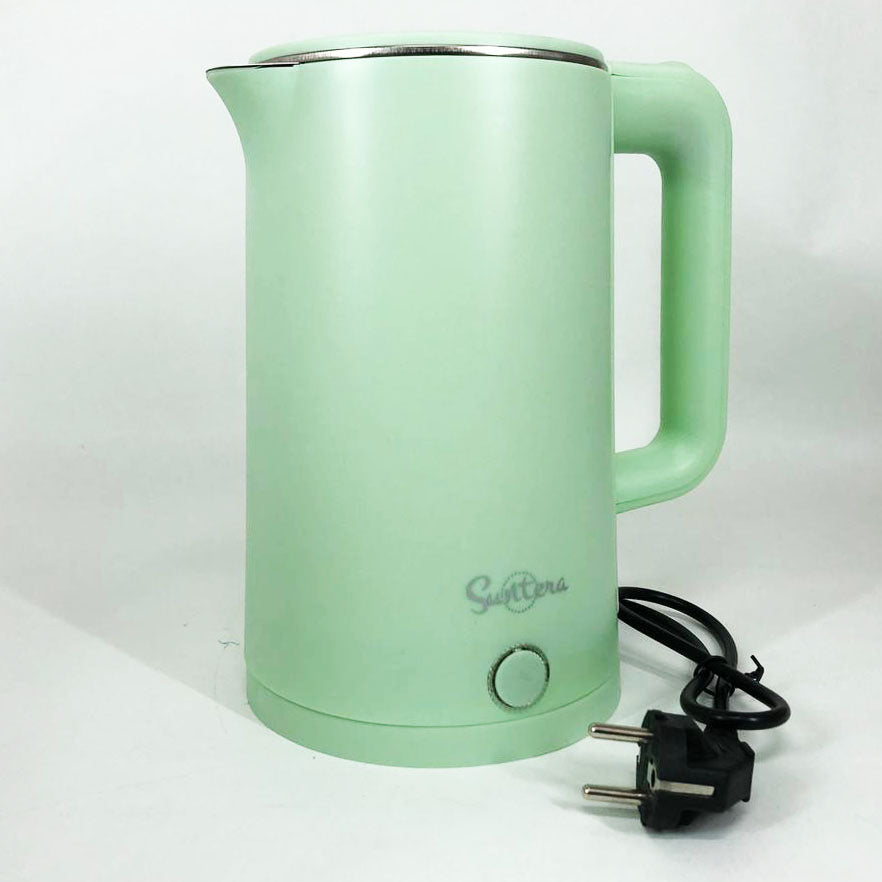 Электрочайник Suntera EKB-327G 1.8 Л, стильный электрический чайник, электронный чайник, чайник дисковый