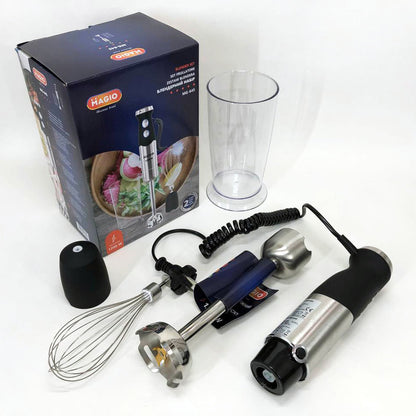 Блендер погружной 3в1 Magio MG-645 1200 Вт, миксер блендер ручной, блендер для молочных коктейлей