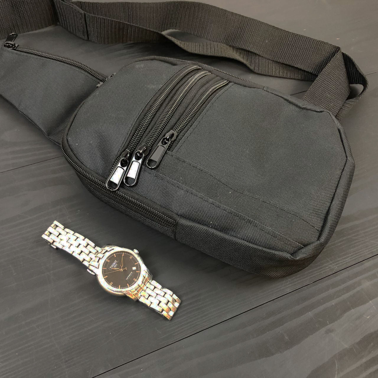 Набор 2 в 1! Качественная тактическая сумка с кобурой + профессиональный фонарь POLICE BL-X71-P50