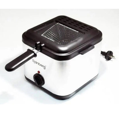 Фритюрница для дома Rainberg RB-2219 с терморегулятором и съемной чашей электрофритюрница мини фритюрница