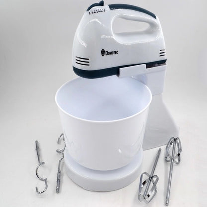 Міксер побутовий 7 швидкостей із чашею 2 л Domotec MS-1366, міксер кухонний стаціонарний, кухонний тістоміс