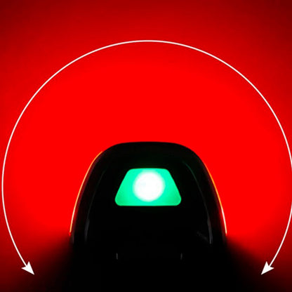 Велосипедный фонарь задний изогнутый WQB-514, Велосипедный фонарь с функцией мигалки