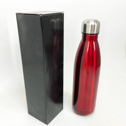 Туристический термос бутылка UNIQUE UN-1022 500 мл  холодных и горячих напитков из стали. Цвет: красный
