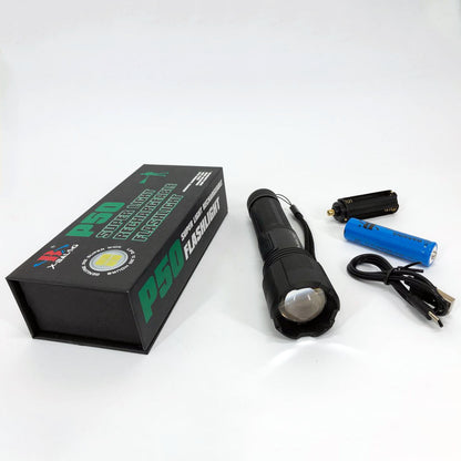 Фонарик ручной тактический Bailong BL-Z01-P50, сверхмощный фонарик, тактические фонари для охоты