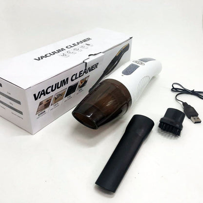 Пылесос автомобильный Car Vacuum Cleaner HY05 на АККУМУЛЯТОРЕ. Цвет: белый