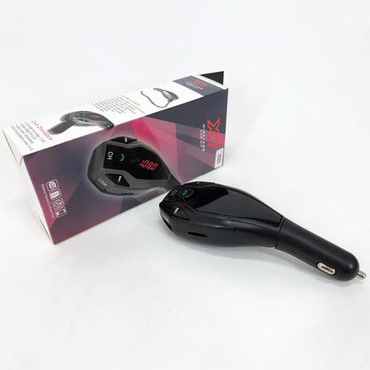 Автомобильный трансмиттер FM MOD. X7 BT модулятор Bluetooth Золотой, ФМ модулятор в машину. Цвет: черный