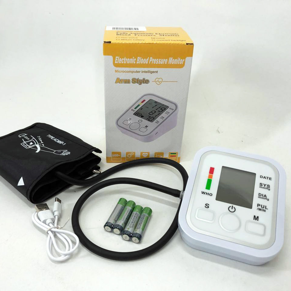 Автоматический тонометр ARM Style B02R с индикатором аритмии, хороший аппарат для измерения давления