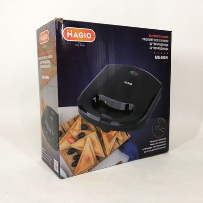 Бутербродница сэндвичница MAGIO MG-360N 700 Вт, электробутербродница, электрическая сэндвичница