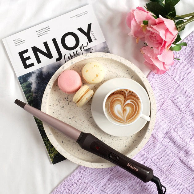 Плойка конусная MAGIO MG-703, Плойка для прикорневого объема, Стайлер для завивки