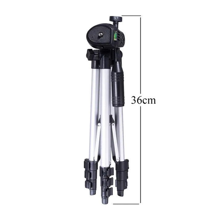 Штатив для телефона и фотоаппарата Tripod 3110 PRO портативный трипод 0,35-1.02м высота. Цвет: серебряный