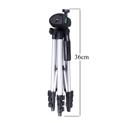 Штатив для телефона и фотоаппарата Tripod 3110 PRO портативный трипод 0,35-1.02м высота. Цвет: серебряный