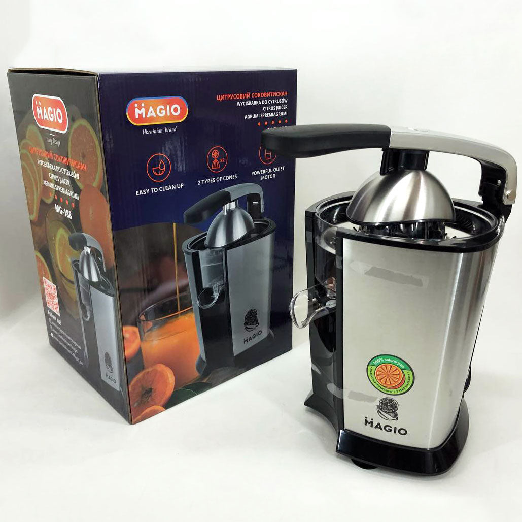 Соковыжималка для цитрусовых MAGIO MG-188, соковыжималка для яблок, соковыжималка для ягод