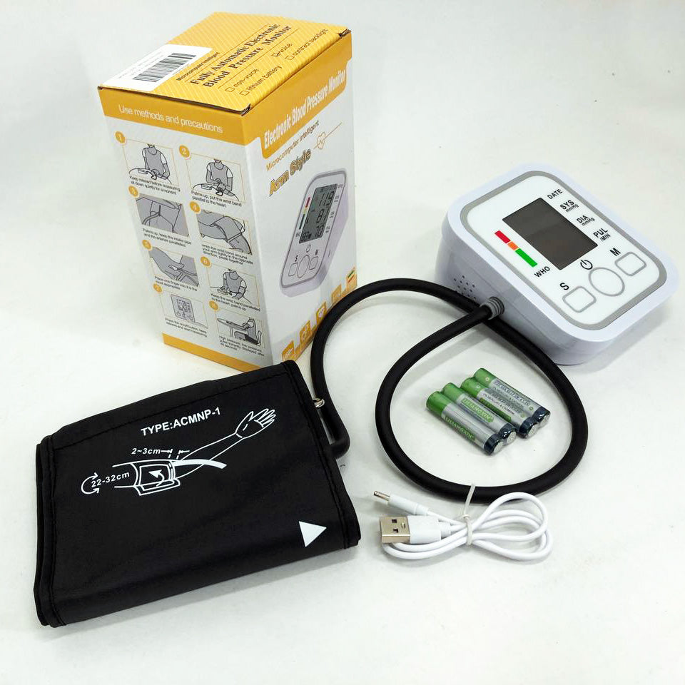 Автоматический тонометр ARM Style B02R с индикатором аритмии, хороший аппарат для измерения давления