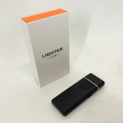 Электрозажигалка USB ZGP ABS, сенсорная зажигалка электрическая спиральная. Цвет: черный