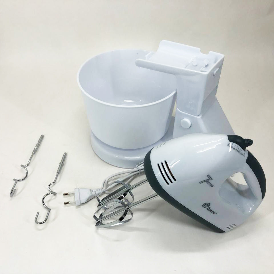 Міксер побутовий 7 швидкостей із чашею 2 л Domotec MS-1366, міксер кухонний стаціонарний, кухонний тістоміс