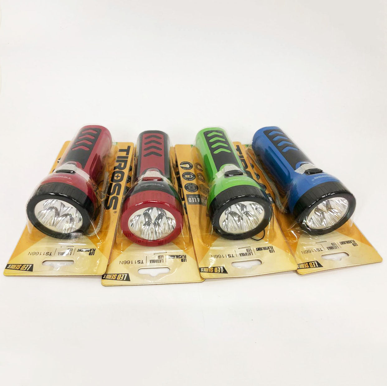 Ліхтарик TIROSS TS-1166, Ліхтарик світлодіодний для туриста, Ліхтарик із зарядкою від мережі. Колір: мікс