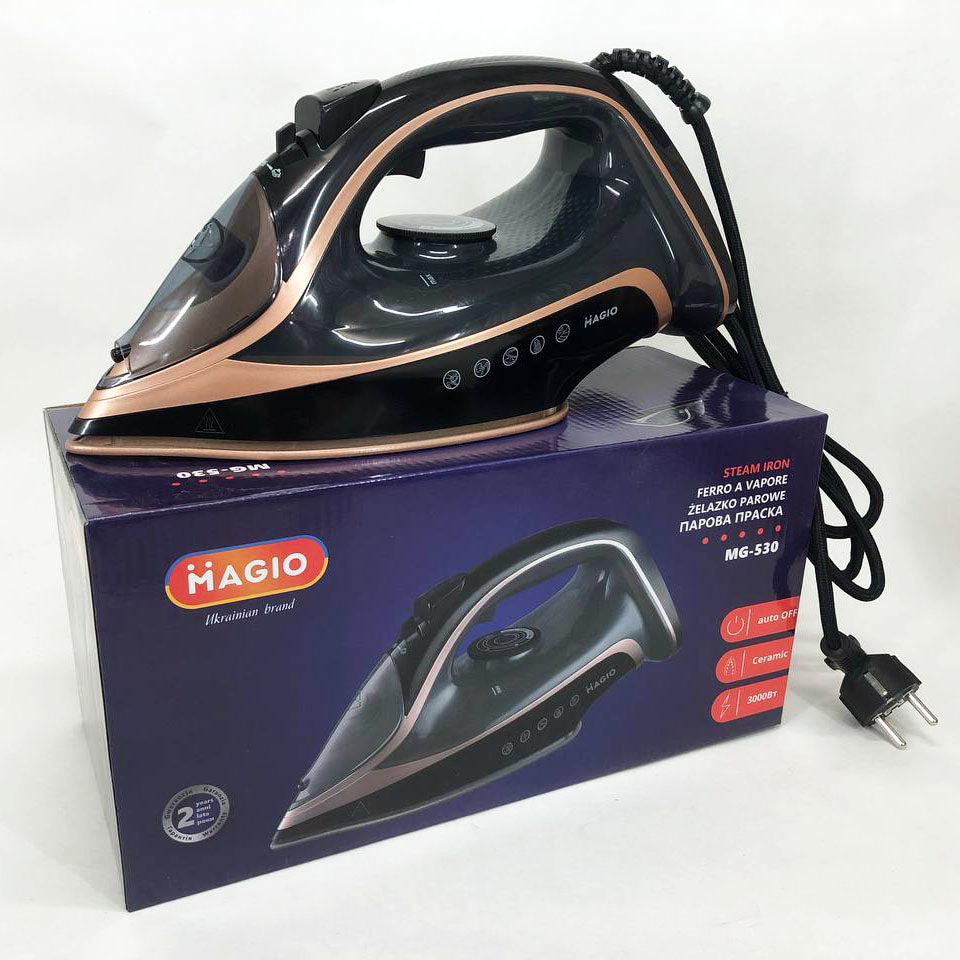 Утюг MAGIO MG-530, паровой утюг отпариватель, паровой утюг отпариватель, паровой утюг для одежды