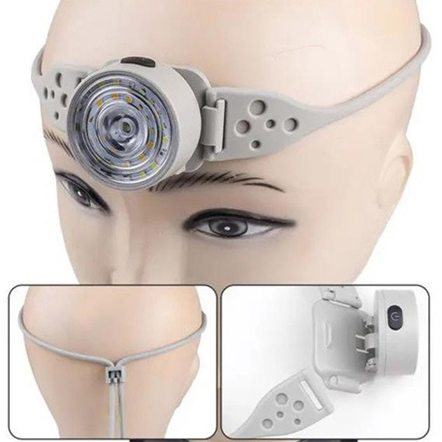 Фонарь налобный G25-XPG+30SMD(white+yellow+red-blue), Мощный фонарь на голову, фонарь для автомеханика