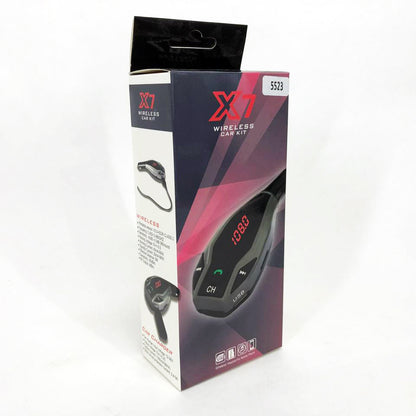 Автомобильный трансмиттер FM MOD. X7 BT модулятор Bluetooth Золотой, ФМ модулятор в машину. Цвет: черный