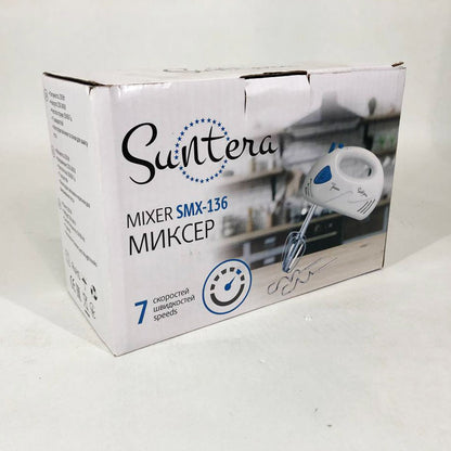 Миксер/Блендер Suntera SMX-136 300 Вт, Хороший миксер, Лучший ручной миксер, Ручной миксер для кухни