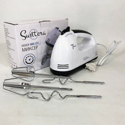 Миксер Suntera SMX-133, хороший миксер,лучший ручной миксер, ручной миксер для кухни, кухонный миксер