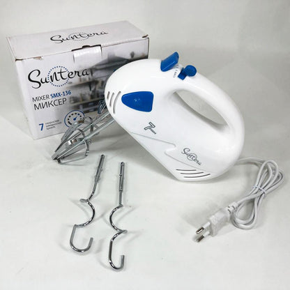 Миксер/Блендер Suntera SMX-136 300 Вт, Хороший миксер, Лучший ручной миксер, Ручной миксер для кухни