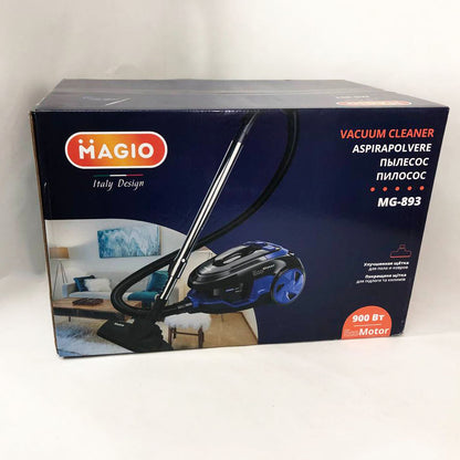 Пылесос без мешка Magio MG-893 900 Вт, Ручной пылесос без мешка, Циклонный контейнерный пылесос