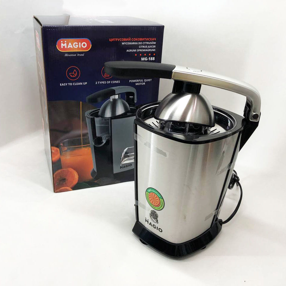 Соковыжималка для цитрусовых MAGIO MG-188, соковыжималка для яблок, соковыжималка для ягод