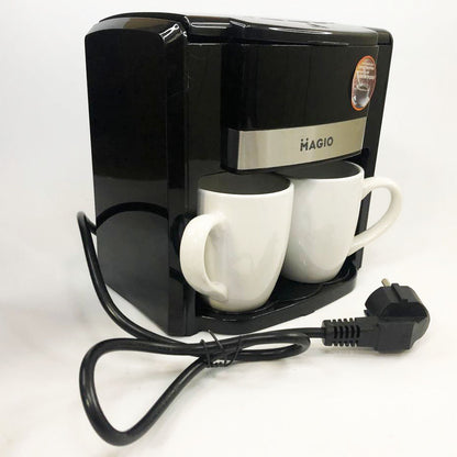 Капельная кофеварка 450 Вт MAGIO MG-450, кофеварка для дома, маленькая кофемашина