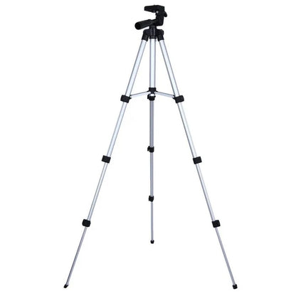 Штатив для телефона и фотоаппарата Tripod 3110 PRO портативный трипод 0,35-1.02м высота. Цвет: серебряный