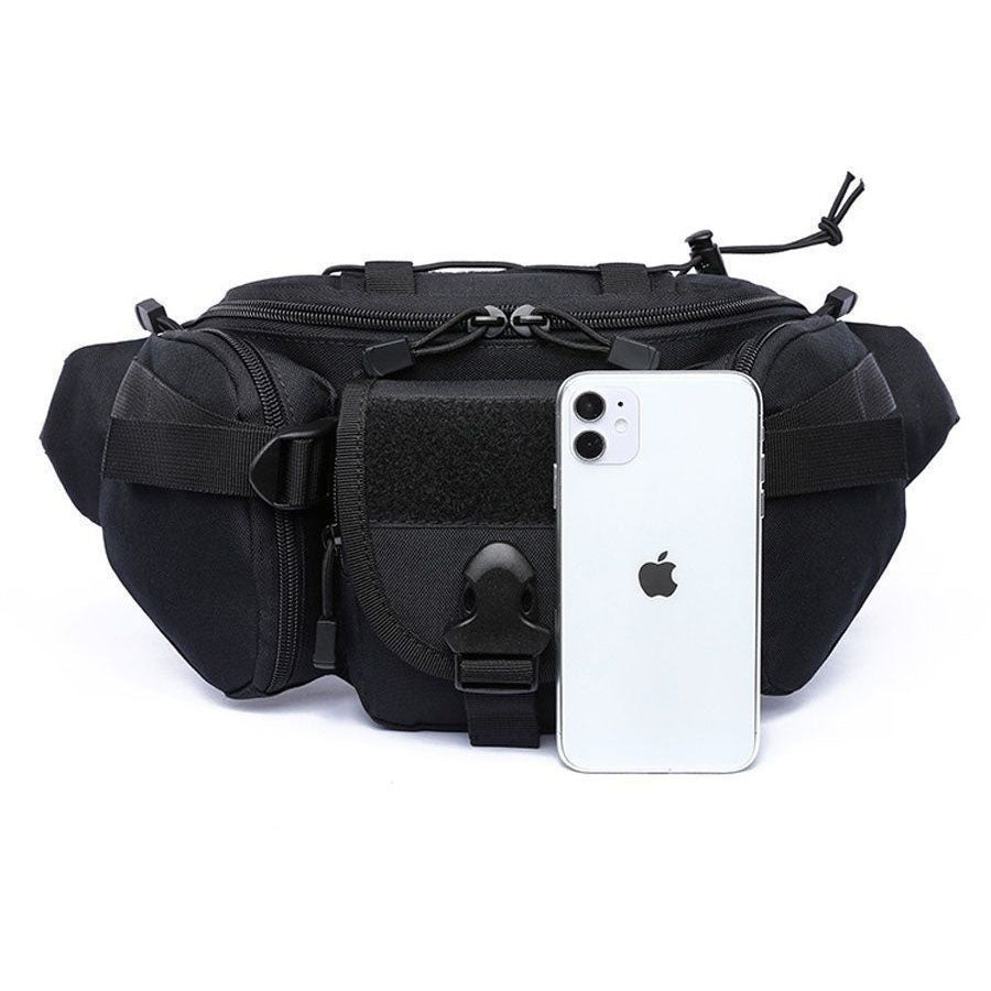 Качественная тактическая сумка через плечо, поясная дорожная городская мужская бананка – барсетка