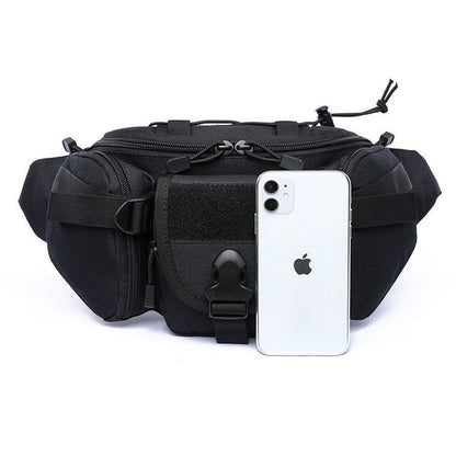 Качественная тактическая сумка через плечо, поясная дорожная городская мужская бананка – барсетка