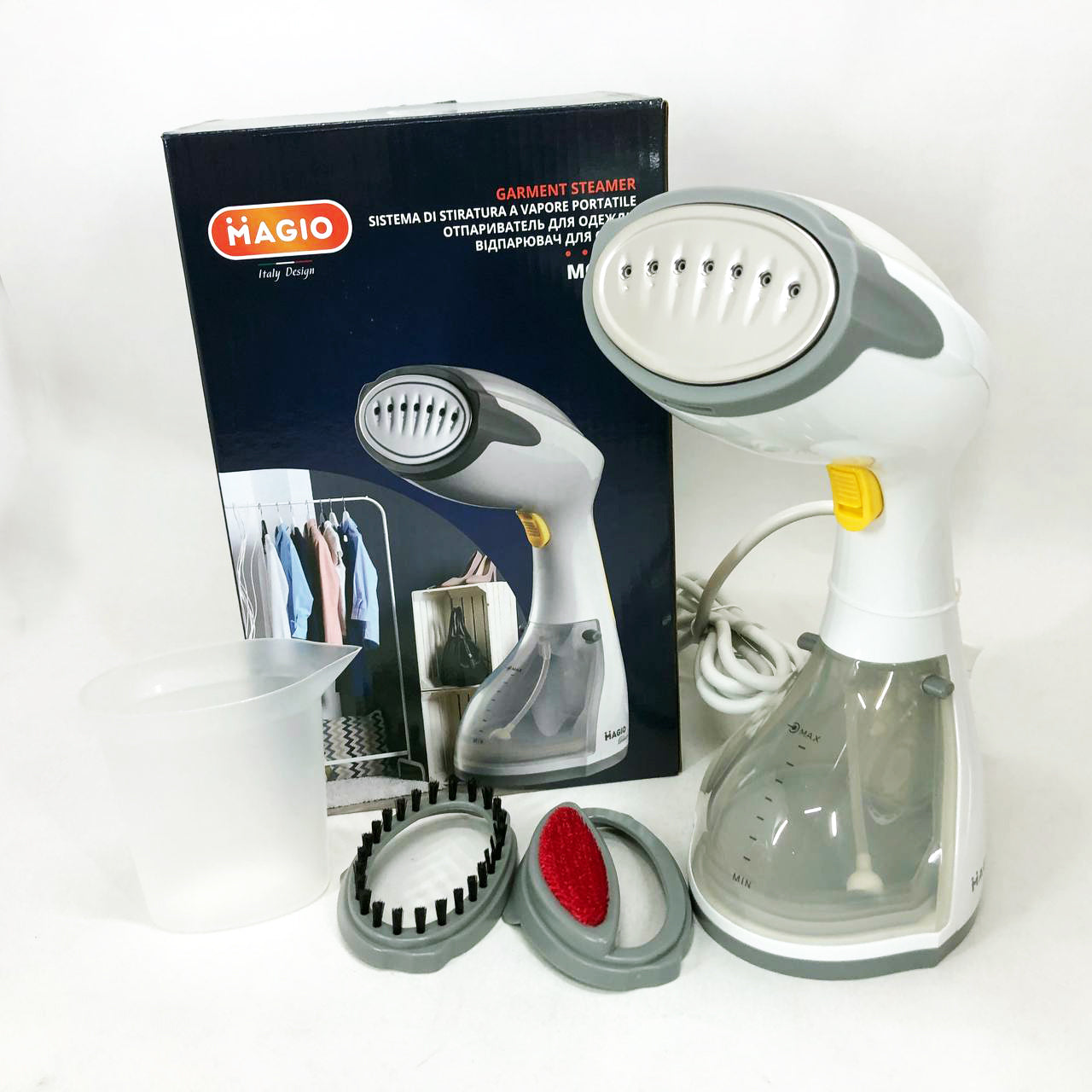 Отпариватель MAGIO MG-327, Компактный отпариватель, Универсальный отпариватель, Выпариватель для одежды