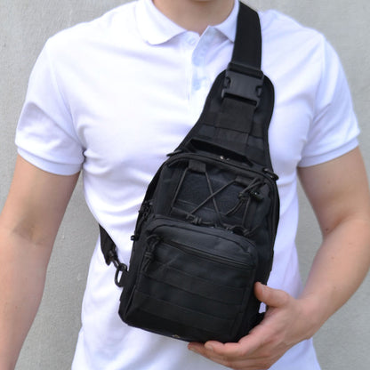 Тактический походный военный рюкзак, Прочный рюкзак, Нагрудна сумка кобура, Рюкзак мужской тактический