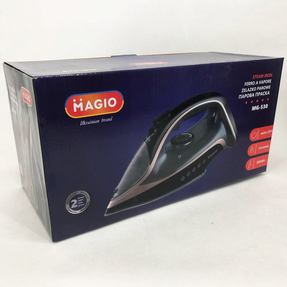 Утюг MAGIO MG-530, паровой утюг отпариватель, паровой утюг отпариватель, паровой утюг для одежды