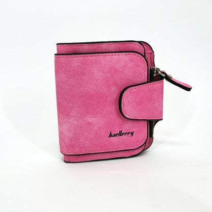 Кошелек женский Baellerry N2346, Небольшой женский кошелек, Стильный женский кошелек. Цвет: малиновый
