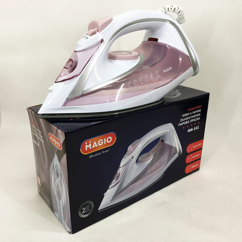 Утюг MAGIO MG-532, утюг электрический паровой, паровой утюг отпариватель, профессиональный паровой утюг