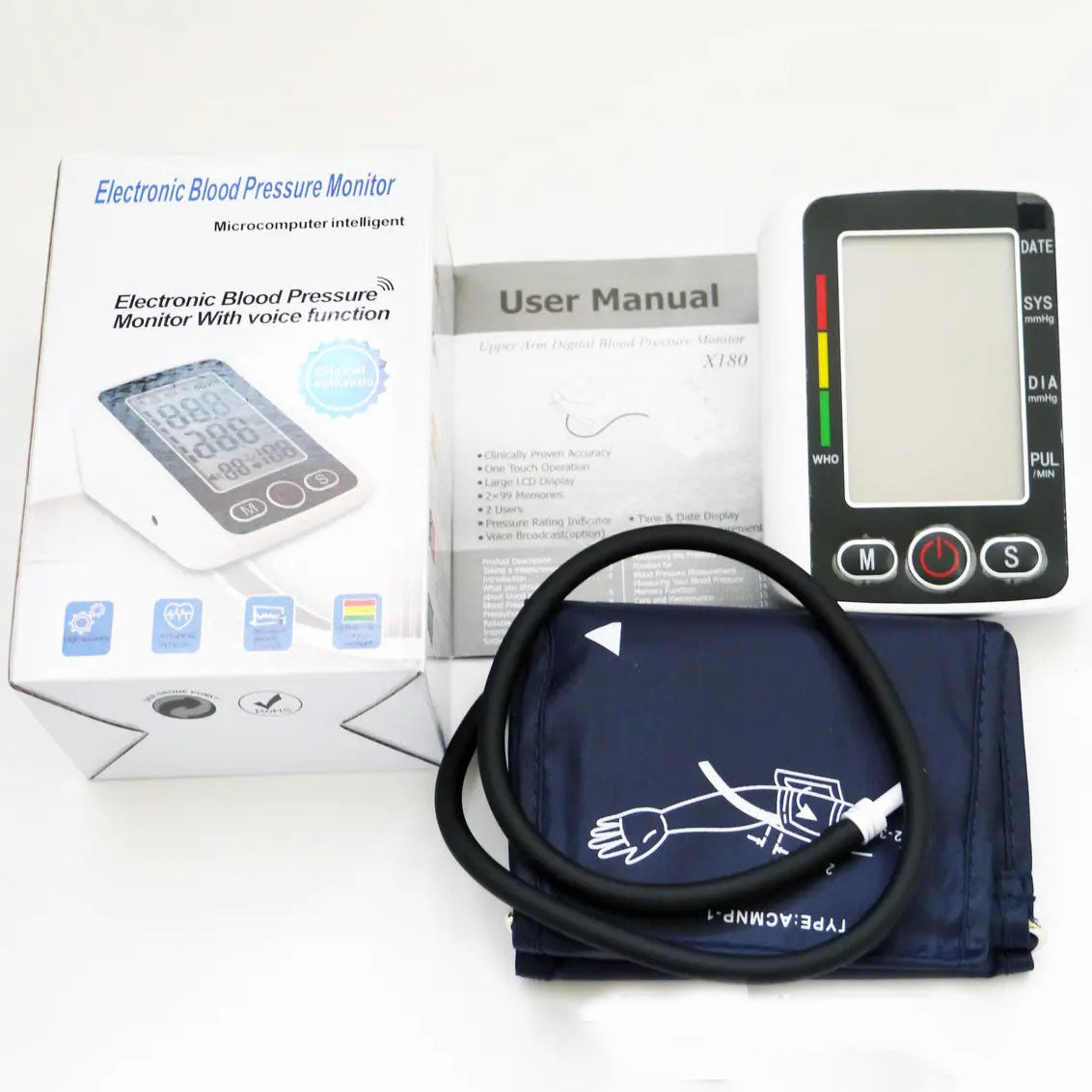 Автоматический тонометр для контроля давления, Качественный плечевой тонометр, Давление измерять