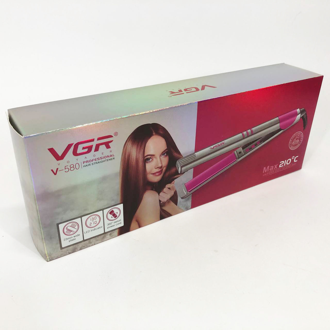 Утюжок выпрямитель для волос VGR V-580, Гофре плойка утюжок для волос, Маленькая плойка