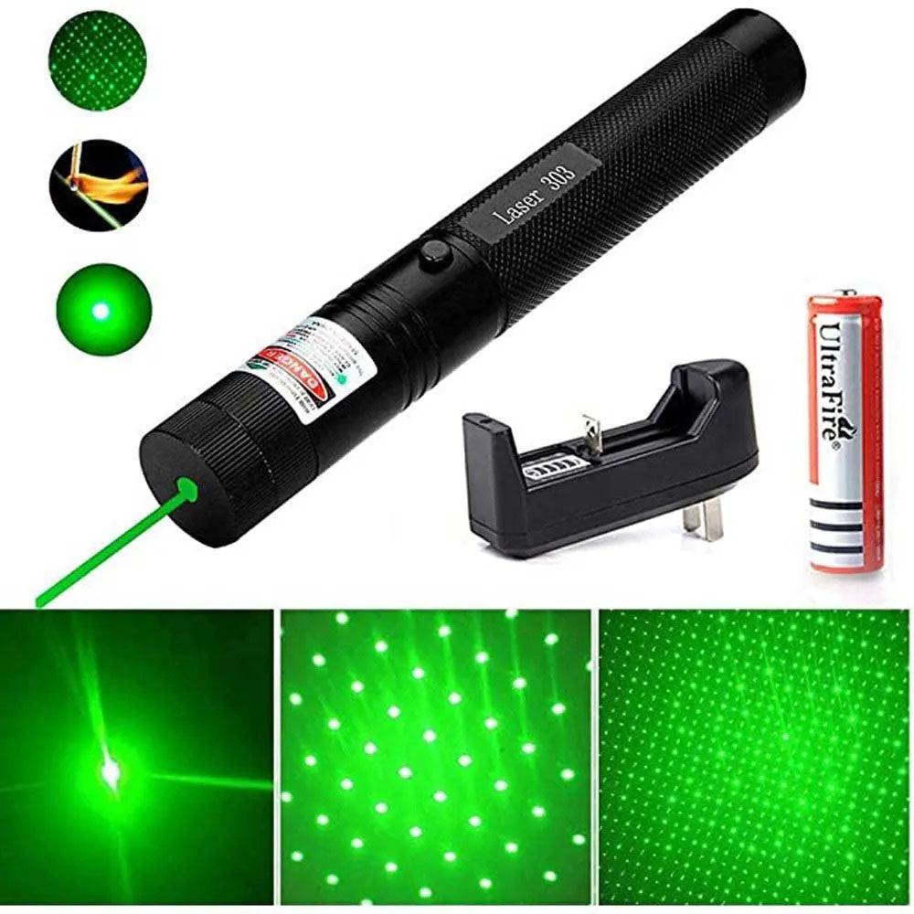 Лазерная указка Green Laser Pointer JD-303, Лазеры с зеленым лучем лазера, Лазерная указка брелок