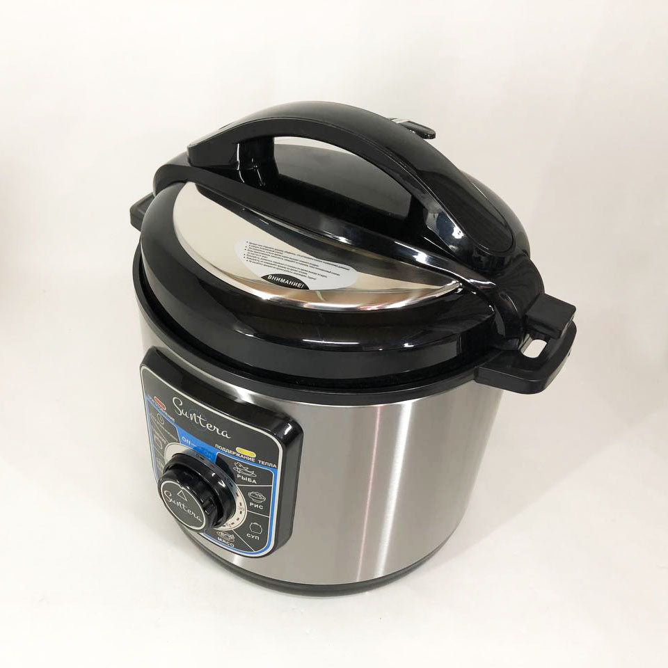 Мультиварка-скороварка SUNTERA SPC-1100 1000 Вт, пароварка для кухни бытовая, антипригарные рисоварки