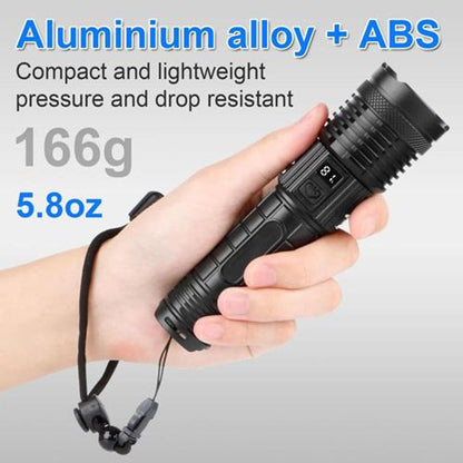 Фонарик PLD-H007 White Laser LED PM10-TG с встроенным аккумулятором PowerBank, Фонарик тактический ручной