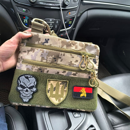 Сумка-кобура піксель камуфляж, тактична чоловіча сумка з тканини кордури AOR-1