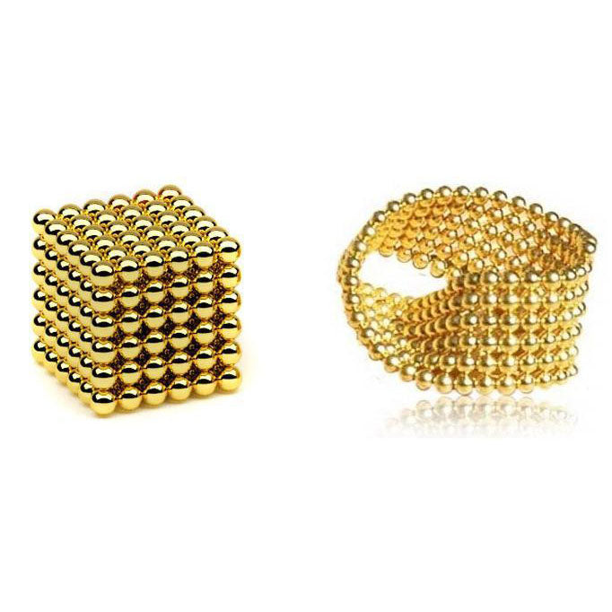 Магнитный конструктор Нео NeoCube Золотой, Магнитная игрушка неокуб, Неокуб магнитный конструктор