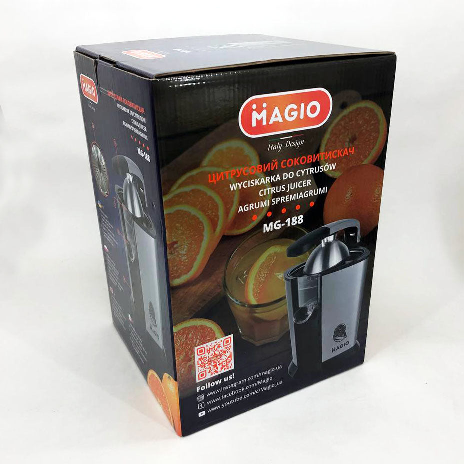 Соковыжималка для цитрусовых MAGIO MG-188, соковыжималка для яблок, соковыжималка для ягод