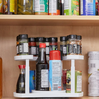 Спецовница Spice Spinner Two-Tiered Spice Organizer, Поворотная подставка для специй, Карусель для специй