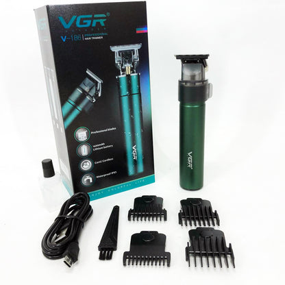 Машинка для стрижки аккумуляторная VGR V-186 триммер для волос и бороды