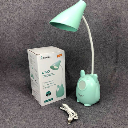 Настольная лампа TaigeXin LED TGX 792, Настольная лампа на гибкой ножке, лампа сенсорная. Цвет: зеленый