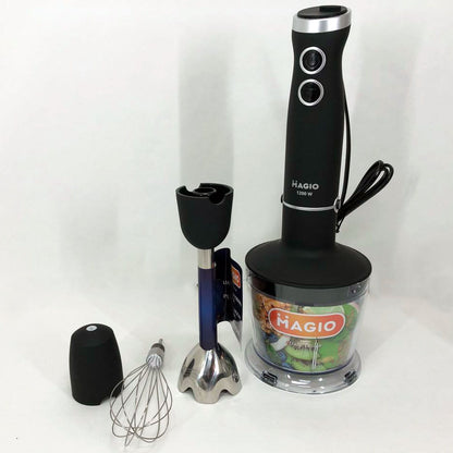 Блендер MAGIO MG-655, портативный блендер для смузи, ручной погружной блендер, электрический блендер